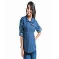 thumbnail image 1 of Blusa Maternidad Mezclilla Cómoda Ropa Embarazo Blusa Mujer Casual Manga Ajustable Bolsas Color Azul Oscuro, 1 of 3