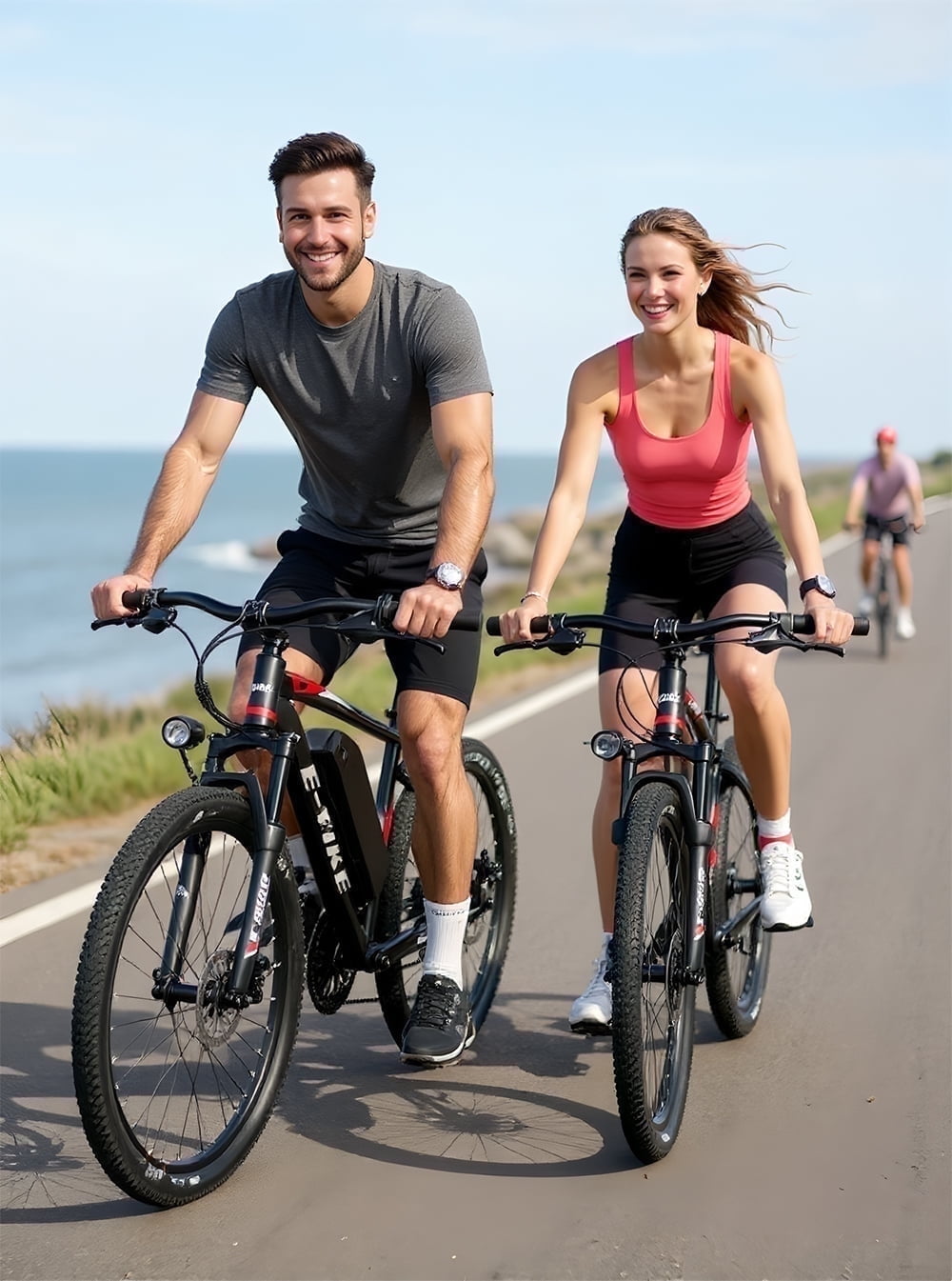 APYEAR Electric Bike for Adults,26" E-Mountain Bicycle,18-30 Miles,48V Battery,20Mph,500W Electric Bicycles UL 2849