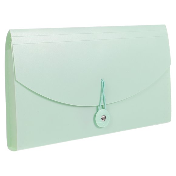 COSMOBETTY Organizador Portátil Azul Para Recibos Y Facturas Con Compartimentos Múltiples Duraderos