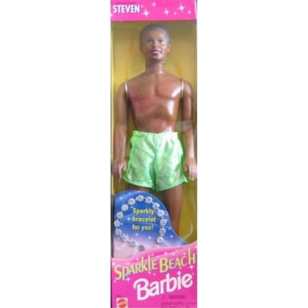Sparkle Beach Barbie-African American Steven
