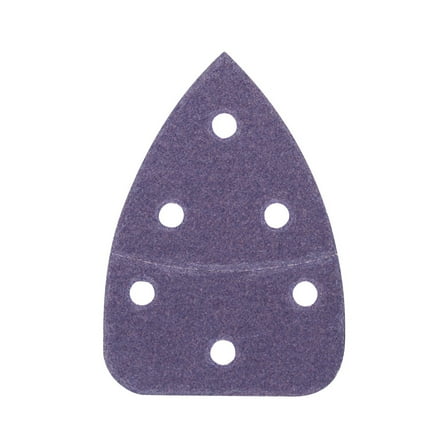 3M Ultra Durable Power Sandpaper, 80 Grit, 6 Hole, 3.9 in. x 5.56 in., 5/pack