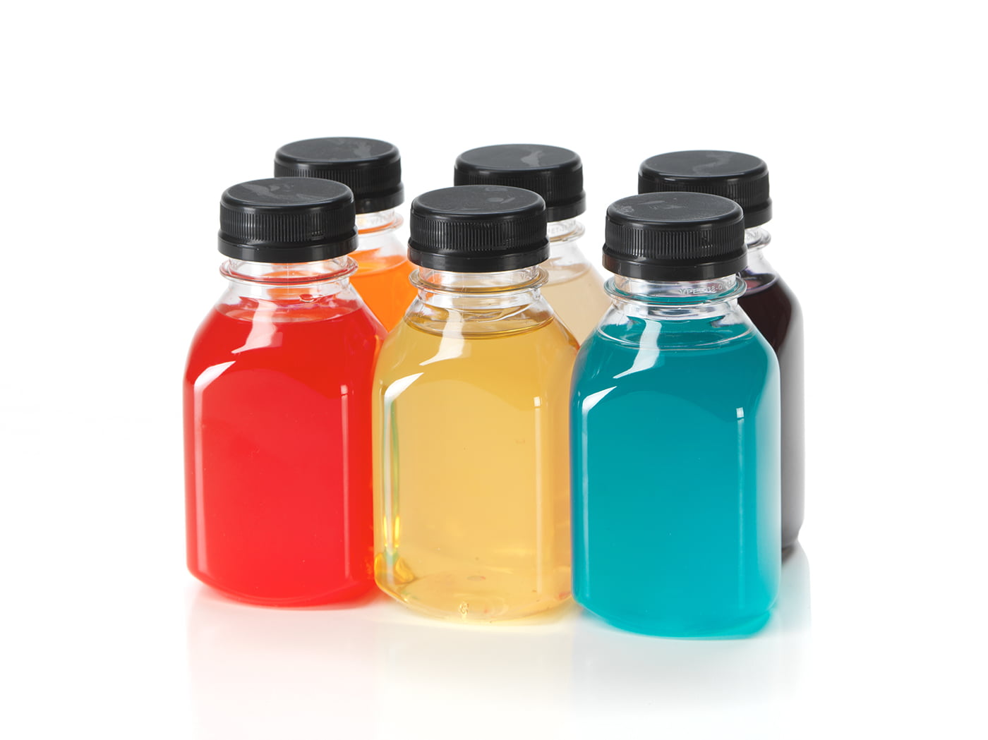 Set of 8oz Glass Bottles with Black Plastic Caps | Reusable Stout Flint  Glass Bottles with Lids for …See more Set of 8oz Glass Bottles with Black
