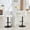 White- Black Leg, variant on Swivel Bar Stools Set of 2, 25"-33" Counter Height Barstools, Adjustable Bar Stools with Back and Footrest, PU Leather Kitchen Barstool Chairs for Island, White-Black