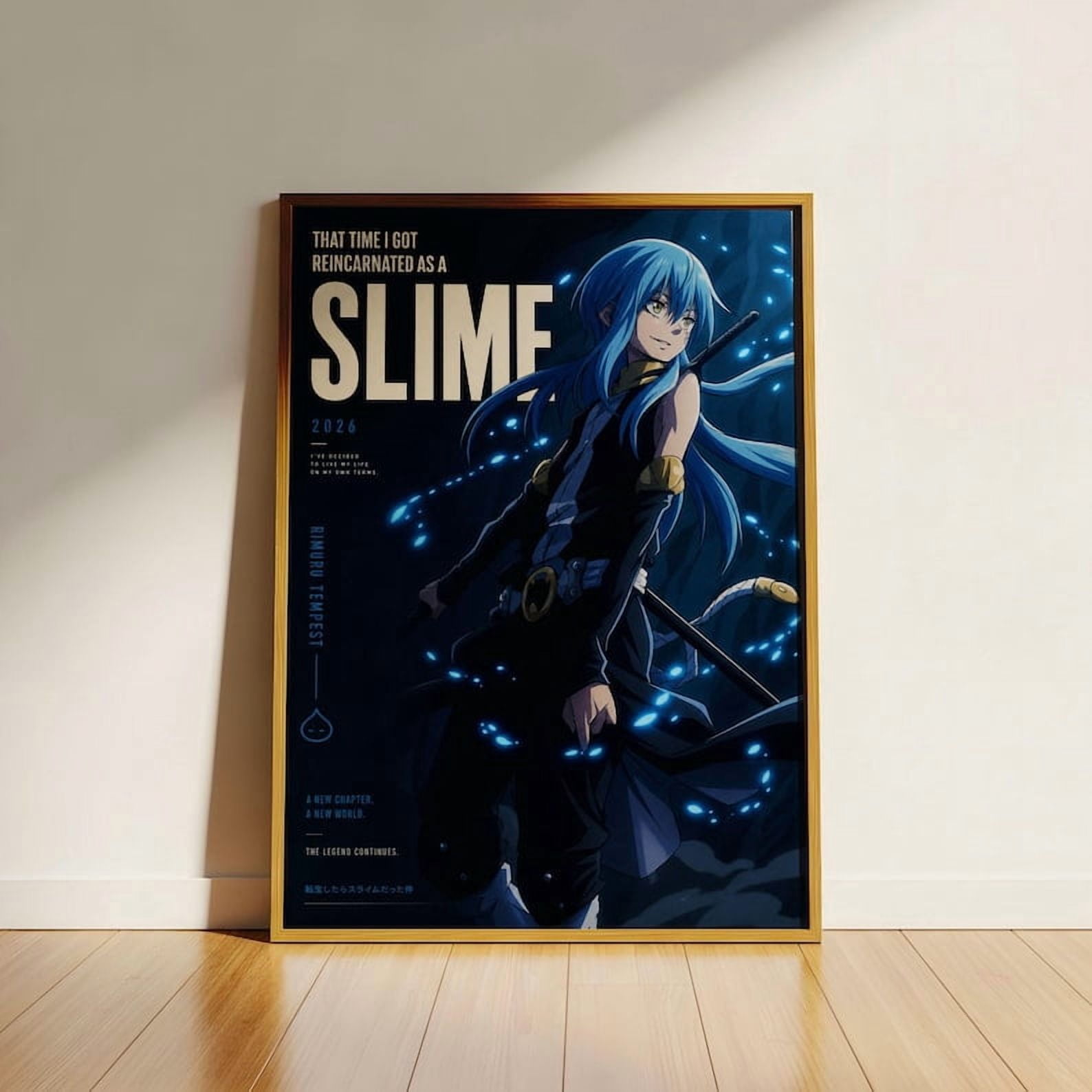 That Time I Got Reincarnated As A Slime Rimuru Poster Unframed Size 24''x36'' GooGate