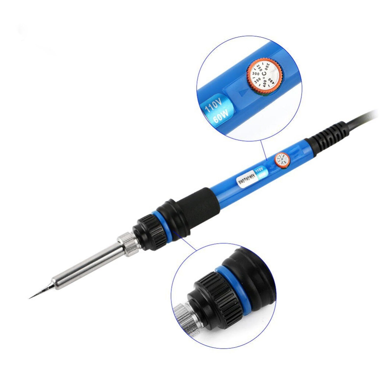 Soldering Iron Adjustable Temperature Electric ,60W 80W Welding Solder Rework Station Heat Pencil Tips Repair Tool,welding Tools