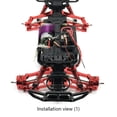 thumbnail image 3 of Vogacara 1/12 RC Car Swing Arms Metal Steering Cup Upgrade Modificación C-mount Repuestos Kit trasero Reemplazo para WLtoys 12402-A 12409 Red Kits de construcción modelo tipo 4 Vogacara FN010140-04B, 3 of 6