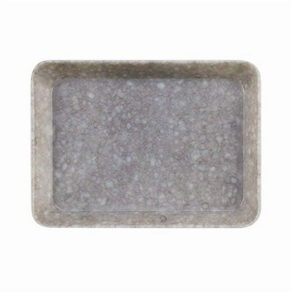 HIGHTIDE Melamine Marbled Desk Tray: desk tray small / 6 in. x 4-1/2 in. x 1 in. (Grey)