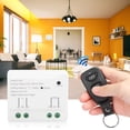 thumbnail image 5 of Fuente de alimentación inteligente de plástico de un solo canal DC12V, interruptor de Control remoto con modo de enclavamiento de 2 teclas de encendido/apagado, 5 of 5