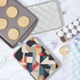 thumbnail image 5 of Yayeee Pot Holders Kitchen Heat Resistant with Pocket 7"x9.8" Cotton Oven Cooking Hot Pads, Geometric Pattern, 5 of 7