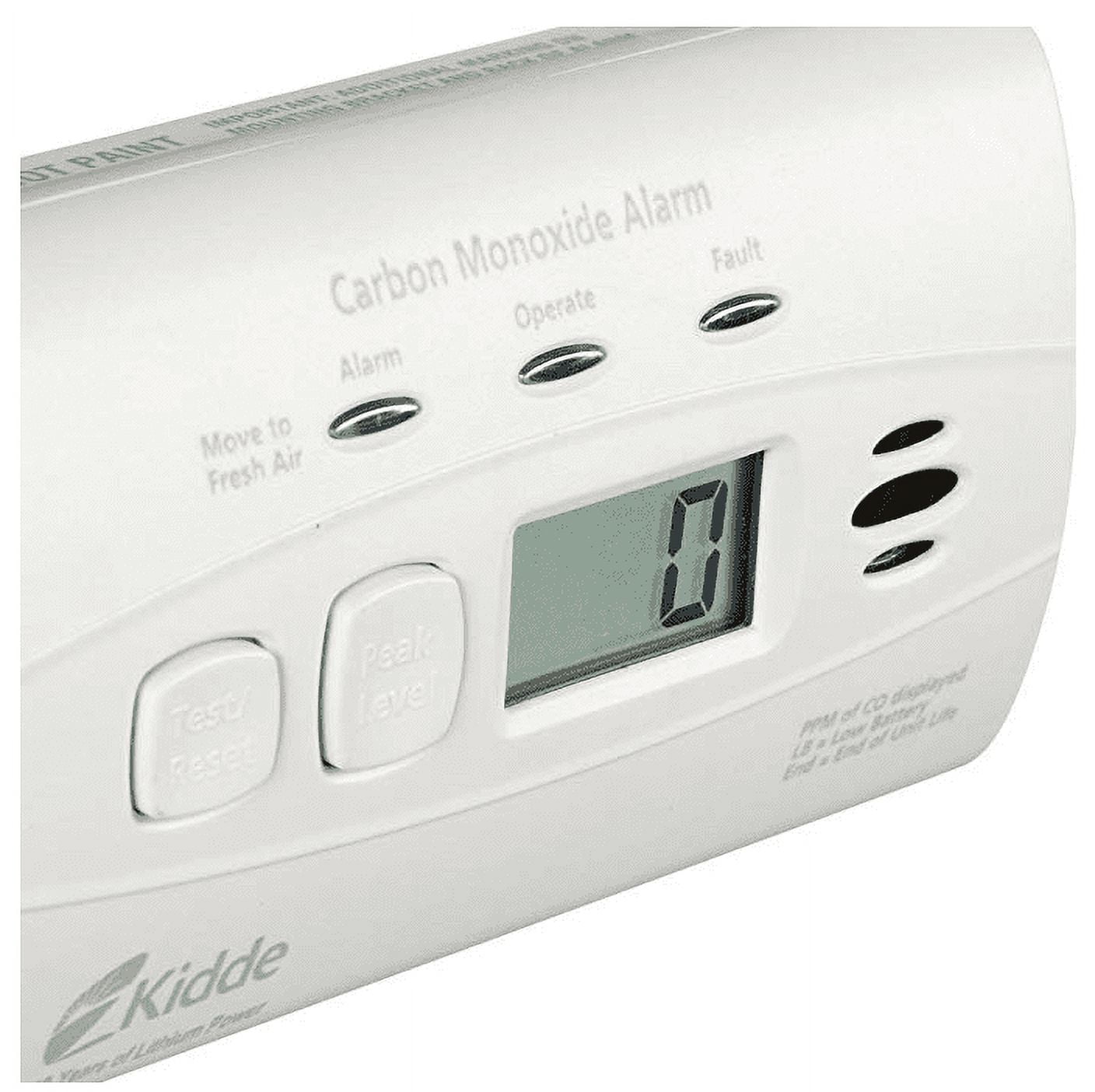 Kidde C3010D Carbon Monoxide Detector with Digital Display and 10-Year Worry-Free Lithium Battery, KIDDE