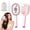 Pink, variant on 3 in 1 Electric Air Cushion Detangling Anti Static Steam Hair Brush for Hair Purple
