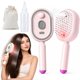 thumbnail image 1 of 3 in 1 Electric Scalp Massager, Electric Spray Air Cushion Massage Comb, Red Light Self-Cleaning Steam Hair Brush with Oil Dispenser, Anti-Tangle, Anti-Static & Detangling Air Cushion Brush (Pink-A), 1 of 7