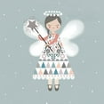 thumbnail image 2 of Wren, Jenny 15x15 White Modern Wood Framed Museum Art Print Titled - Sweet Star Angel, 2 of 4