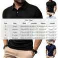 thumbnail image 2 of ZunFeo Mens Performance Polo Shirt Moisture Wicking Quick Dry Slim Fit Short Sleeve Golf Top for Men Daily Wear Work Casual Navy,Size M, 2 of 5