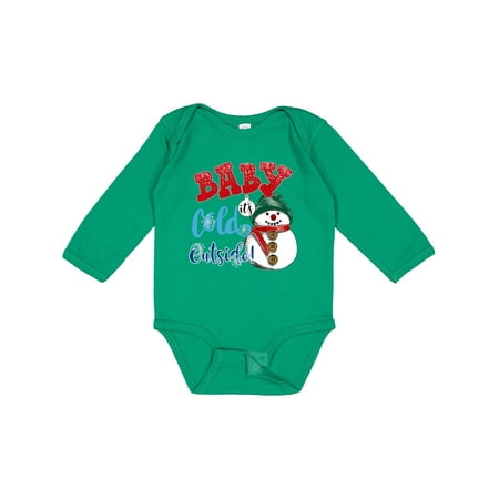 

Inktastic Baby It s Cold Outside Gift Baby Boy or Baby Girl Long Sleeve Bodysuit