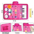 thumbnail image 6 of Musical Mat Baby Toys for 1 Year Old Kids, 2 in 1 Musical Toys Toddler Piano & Drum Mat with 2 Sticks, Baby Musical Mat, Gifts for 1 2 3 Year Old Boys Girls, 6 of 6