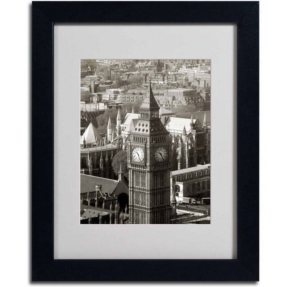 Trademark Fine Art "Big Ben View II" Framed Canvas Art by Chris Bliss