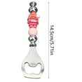 thumbnail image 3 of BFSAUHA Silicone Bead Stainless Steel Day Series Blessing Open, 3 of 7