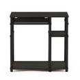 thumbnail image 6 of Furinno Abbott Desk, 31.5 Inch Black Computer Desk with Keyboard Tray, Easy Assembly Gaming Desk with Storage Shelf, Office Desk for Home Office, Bedroom, Black Espresso, 6 of 8