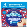 thumbnail image 3 of Smucker’s Uncrustables Peanut Butter & Mixed Berry Spread Sandwiches, 2 oz, 4 Count (Frozen), 3 of 8
