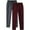 Dark Gray1, variant on Diufon Men's Athletic Running Pants Casual Elastic Waisted Drawstring Straight Leg Sweatpants with Pockets 2 Pieces