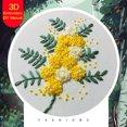 thumbnail image 4 of Amdohai Embroidery Kit for Beginners Cross Stitch Kits Include European Embroidery Special Clothe with Floral Pattern Embroidery Hoop Threads And Needles, 4 of 8
