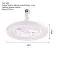 thumbnail image 2 of Ventilador LED luz dormitorio luz ventilador súper brillante luz ahorro de energía lámpara e27 tornillo, 2 of 7