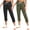 Black+Army Green, variant on 2-Pack SPECIAL MAGIC Women's Cropped Sweatpants Capri Jogger Pants with Drawstring Waist and Side Pockets for Running Lounge Yoga