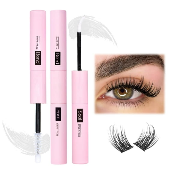 Adhesivo para pestañas Mavphnee Lash Bond and Seal, transparente, fuerte agarre