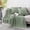 Sage Green-50 x 60 Inch Blanket & 18 x 18 Inch Pillow, variant on Rust 50 x 60 Inch Blanket & 18 x 18 Inch Pillow Cable Knit Throw Set for Couch Bed Travel