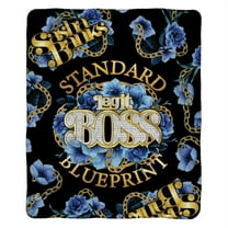 Sleep Squad WWE Sasha Banks 60” x 80” Raschel Plush Throw