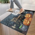 thumbnail image 4 of Pumpkin Skull Bat Spider Non-Skid Doormat x Inch Happy Halloween Pumpkin Absorbing Throw Rugs Switch Rug for Entryway Porch Entryway Kitchen, 4 of 7