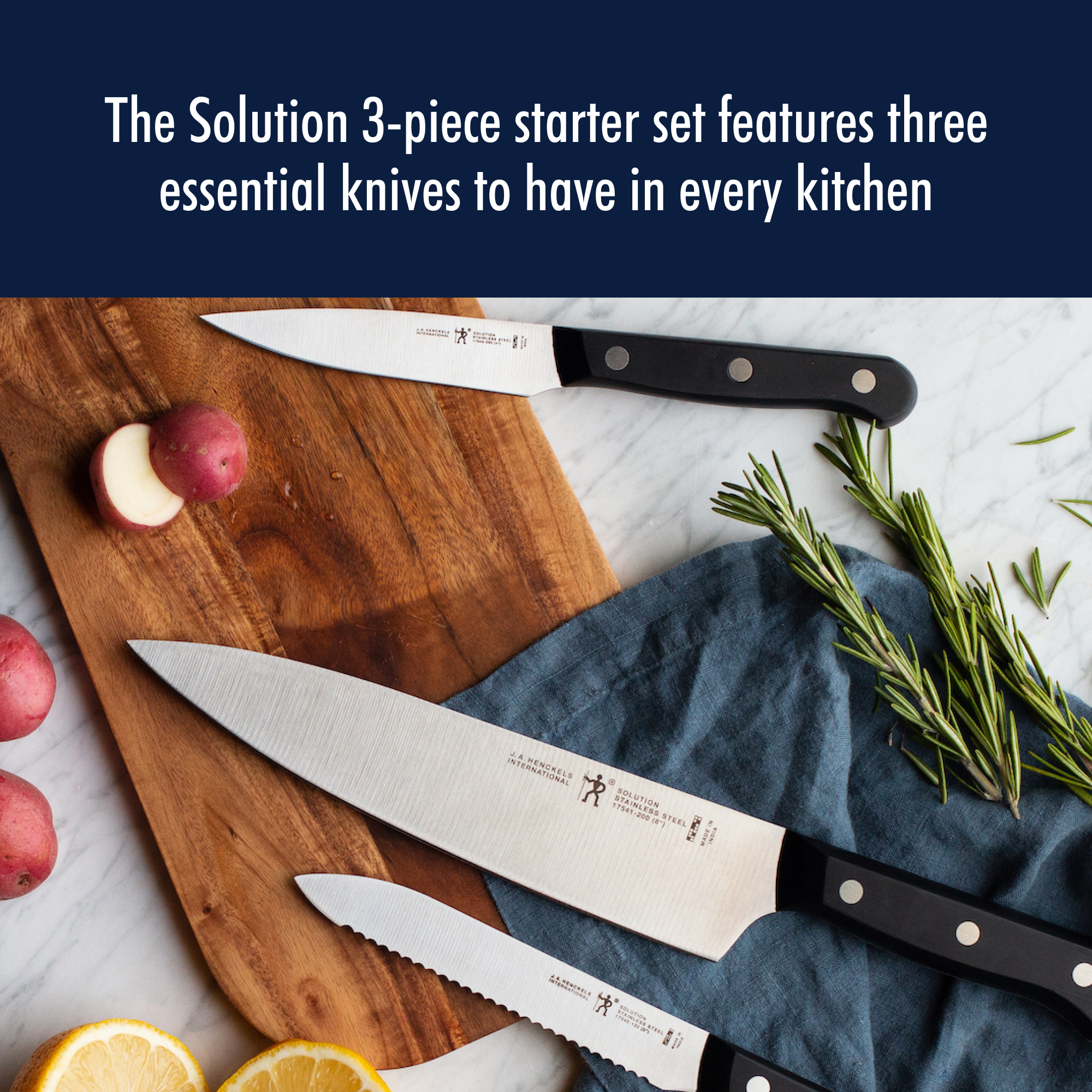 Henckels International Solution 3-Piece Starter Knife Set - image 4 of 6