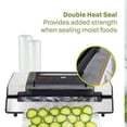 thumbnail image 4 of NESCO® Vacuum Sealer, Heavy-Duty with Double Heat Seal, Dual Pump, Accessory Port for Jars, Includes 11" & 8" Rolls, Ideal for Meat Storage & Sous Vide, VS-12, 4 of 14