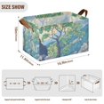 thumbnail image 7 of Yayeee Foldable Storage Basket for Shelves with Handles Set of 2 Waterproof Cloth Bins, Beige Tree, 7 of 7