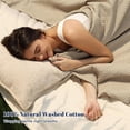 thumbnail image 3 of PHF Cotton Waffle Weave Blanket Twin Size for Bed, Lightweight Breathable Blanket for Couch, Home Decor Gift, Khaki, 66"x 90", 3 of 8