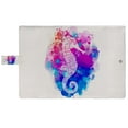 thumbnail image 3 of PKQWTM Rainbow Seahorse Watercolor Ocean Creature Book Cover Book Protector Book Sleeve Book Pouch Book Bag 6x9 inch, 3 of 4
