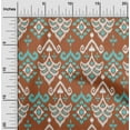 thumbnail image 1 of oneOone Organic Cotton Poplin Twill Fabric Damask Ikat Decor Fabric Printed BTY 42 Inch Wide, 1 of 4