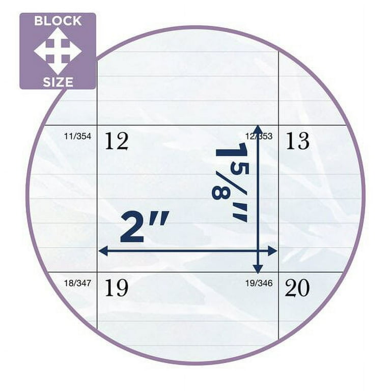 2024 AT A GLANCE Multi Schedule Vertical Monthly Wall Calendar 15 X 12 January To December 2024