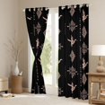 thumbnail image 3 of Feelyou Wildlife Duck Black Out Curtains, Damask Aztec Curtains Pack of 2 (42x63 Each), 3 of 6