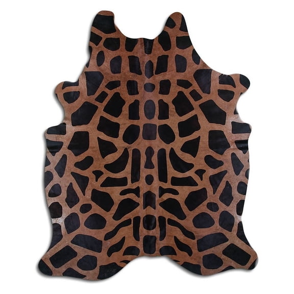 Enthusiastically PRINTED cowhide rugs for sale GIRAFFE ON CAMEL rug