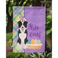 thumbnail image 3 of Black and White Border Collie Easter Flag Garden Size, 3 of 5