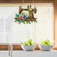 thumbnail image 4 of Sewing Machine Floral Window Hanging Ornament Sewing Machine Window Ornament Sewing Machine Window Hanging Ornament Tailor Shop Sewing Ornament, 4 of 4