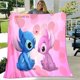 thumbnail image 1 of Manta de cama de dibujos animados 3D súper transparente, colcha gruesa de moda, colcha de franela para oficina, hogar, senderismo, Picnic, 1 of 4