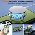 thumbnail image 3 of Funda magnética SUPFINE para iPhone 15 Pro Max, color verde, 3 of 7