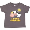 thumbnail image 3 of Inktastic I Love Farming Farm Animals Boys or Girls Toddler T-Shirt, 3 of 5