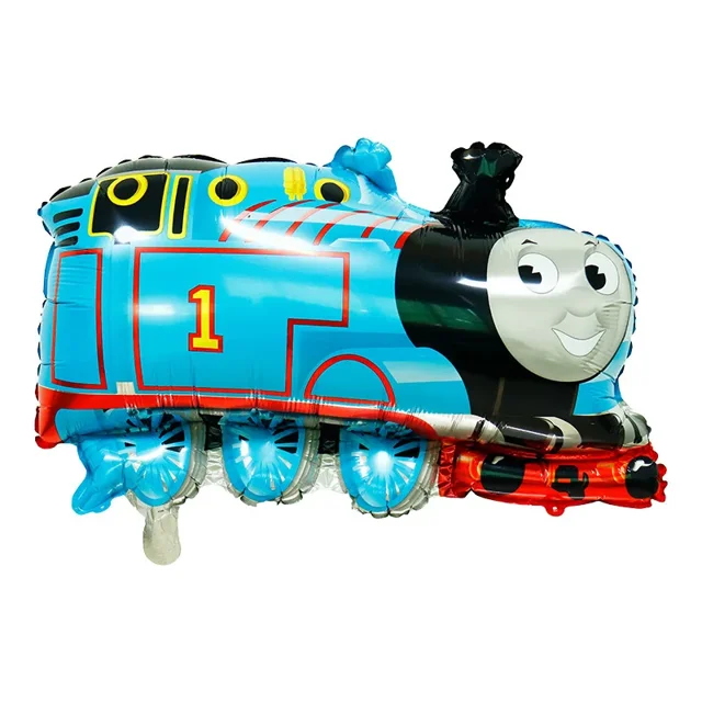 Train Birthday Party Balloon Decoration Set Disposable Tableware Banner Background Stationery Baby Shower Thomas Balloons 1pcs Other