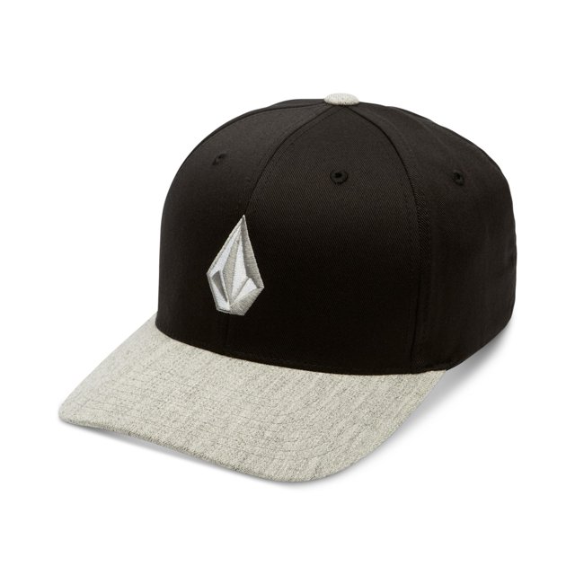 Gorra de beisbol Volcom Full Stone Xfit para hombre gris L/XL