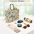 thumbnail image 5 of FORMRS Womens Corduroy Tote Bag Crossbody Shoulder Handbag with Pocket, Whimsical Leaves, 5 of 7