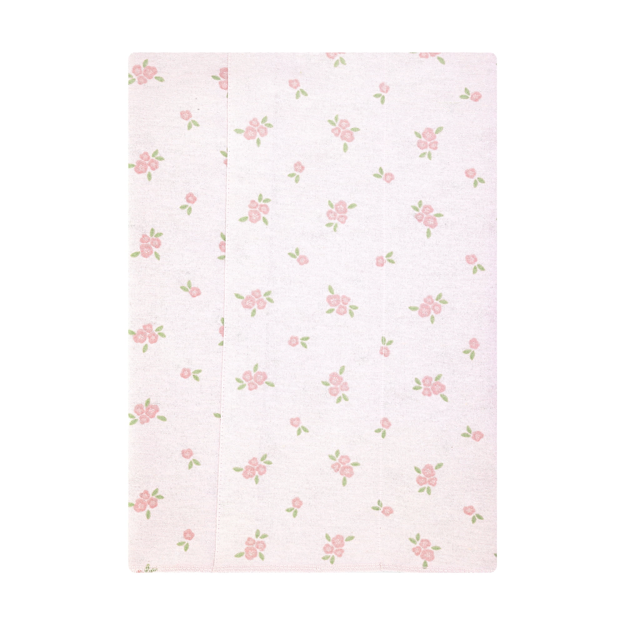 Hudson Baby Girl Cotton Polyester Flannel Burp Cloths 7-Pack, Sweet Little Floral, One Size